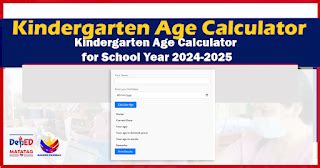Kindergarten Age Calculator for School Year 2024.